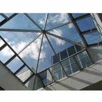 Morden house design skylight tempered laminated glass with international standard skylight sheets spider glass skylight